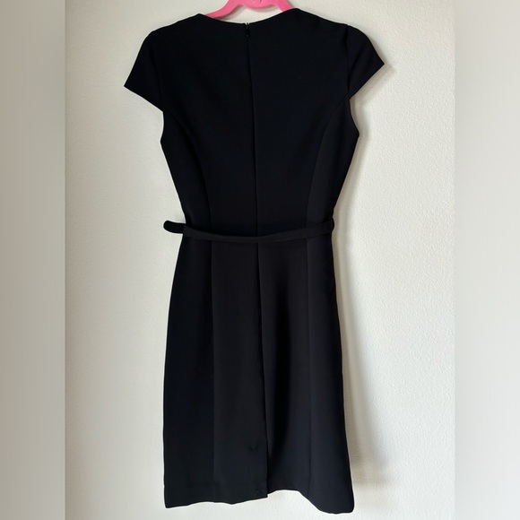H&M sheath belted black Dress - Picture 3 of 8